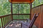 Upper level private deck
